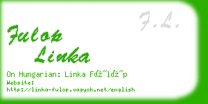 fulop linka business card